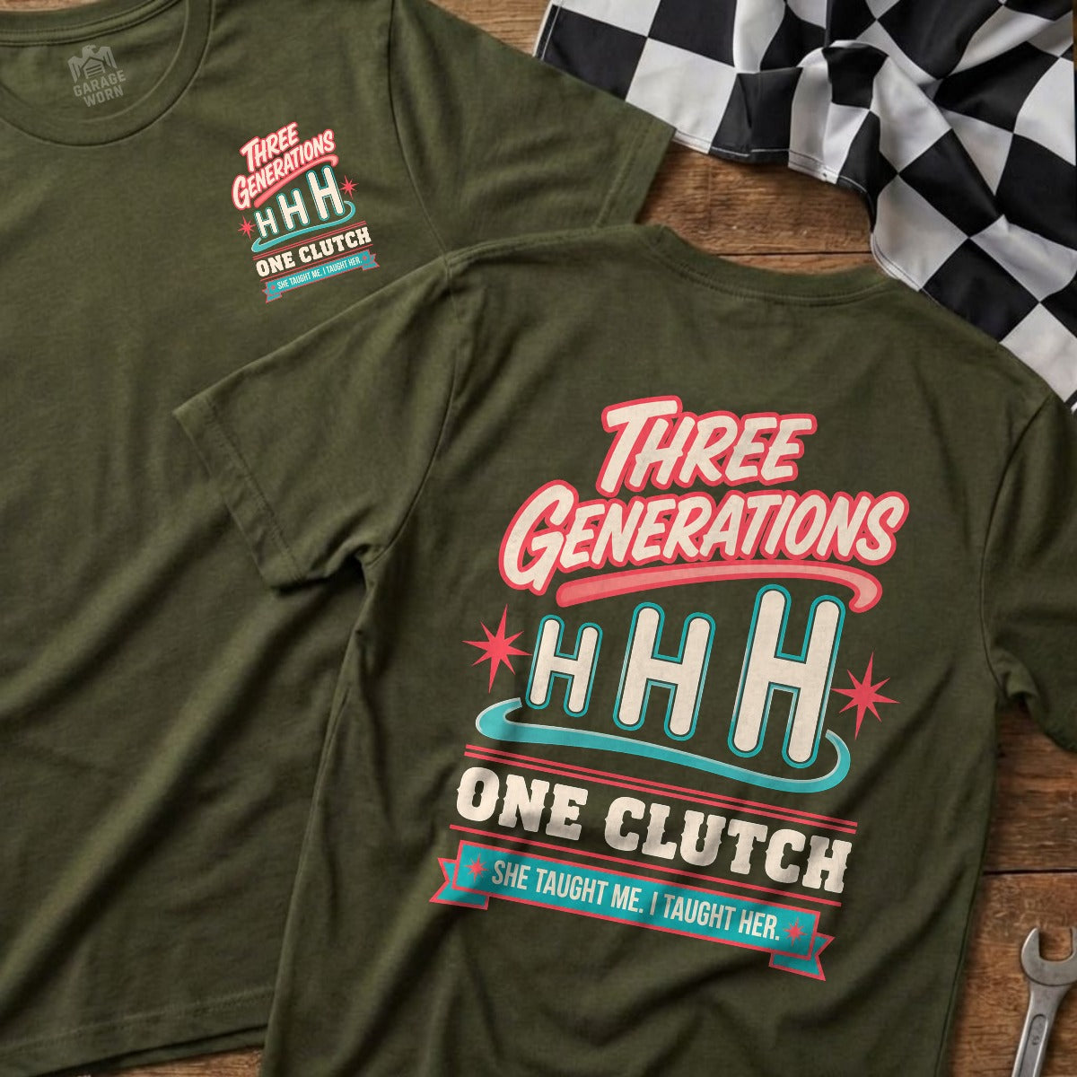 Military Green | Front & Back