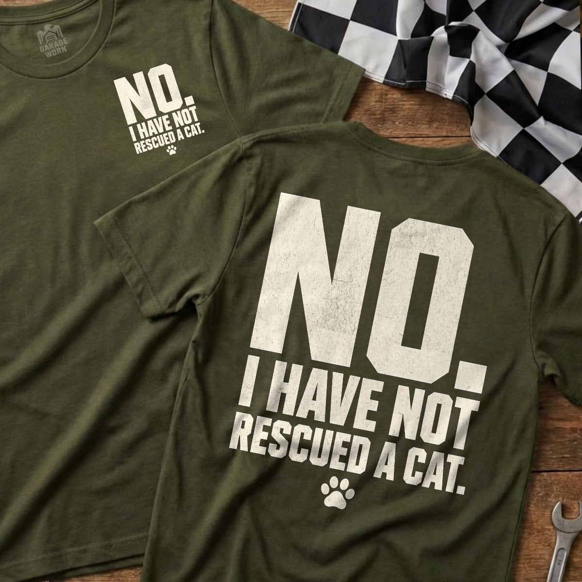 Military Green | Front & Back