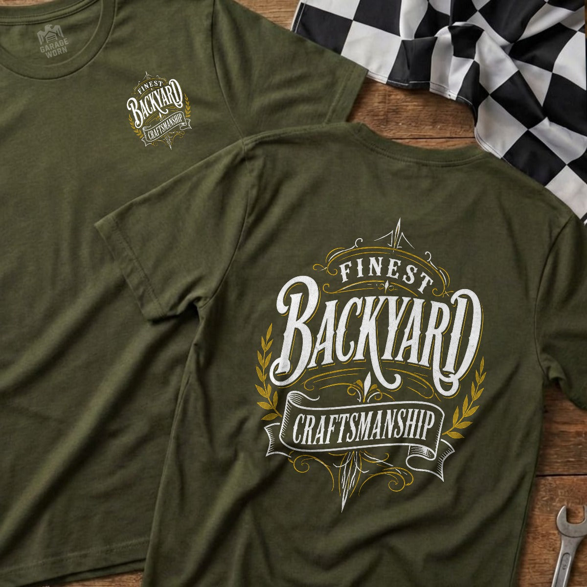 Military Green | Front & Back