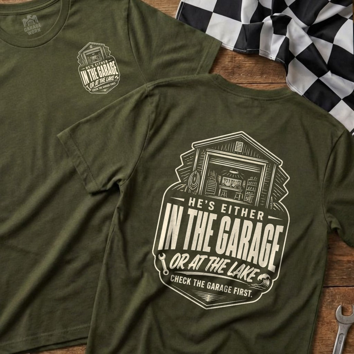 Military Green | Front & Back