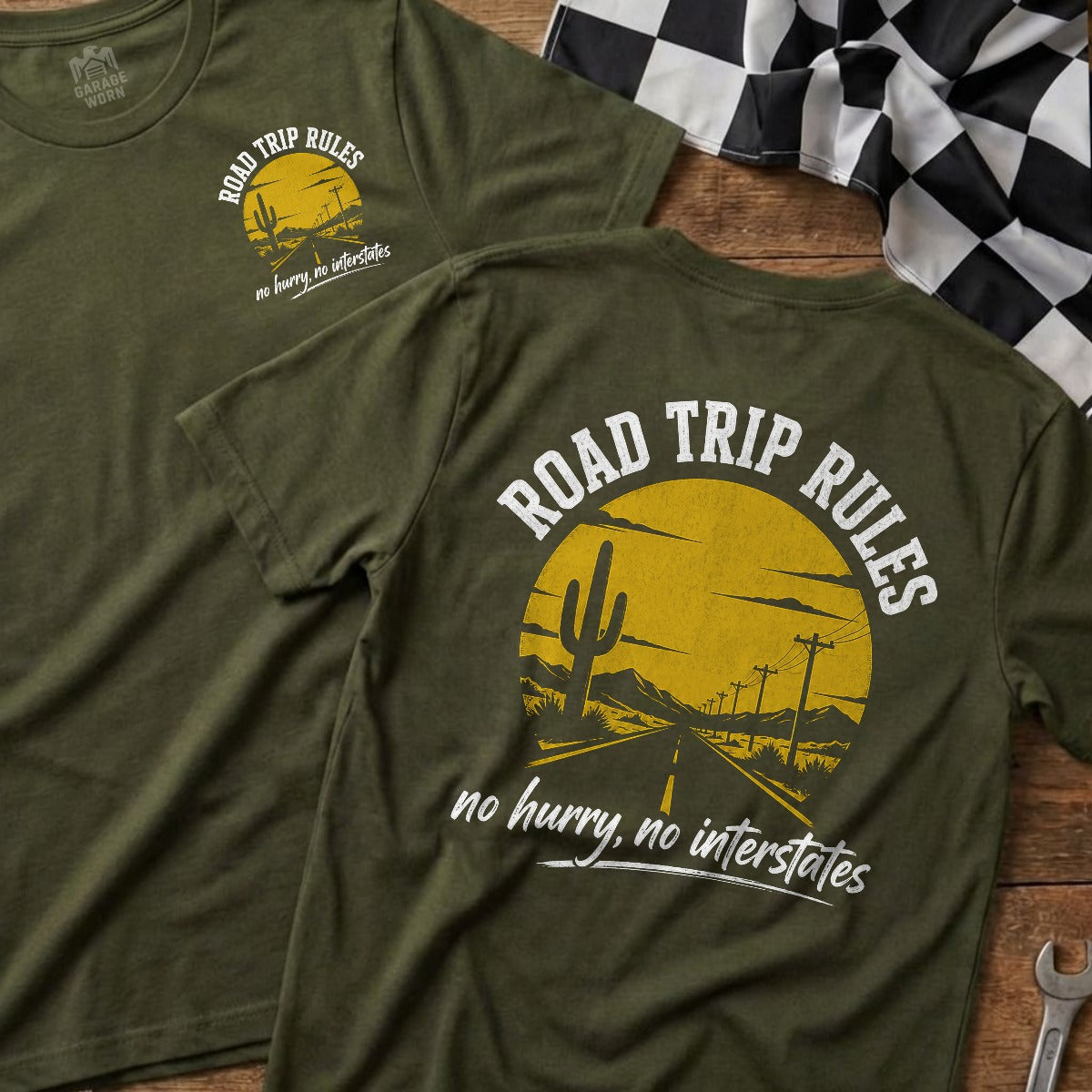 Military Green | Front & Back