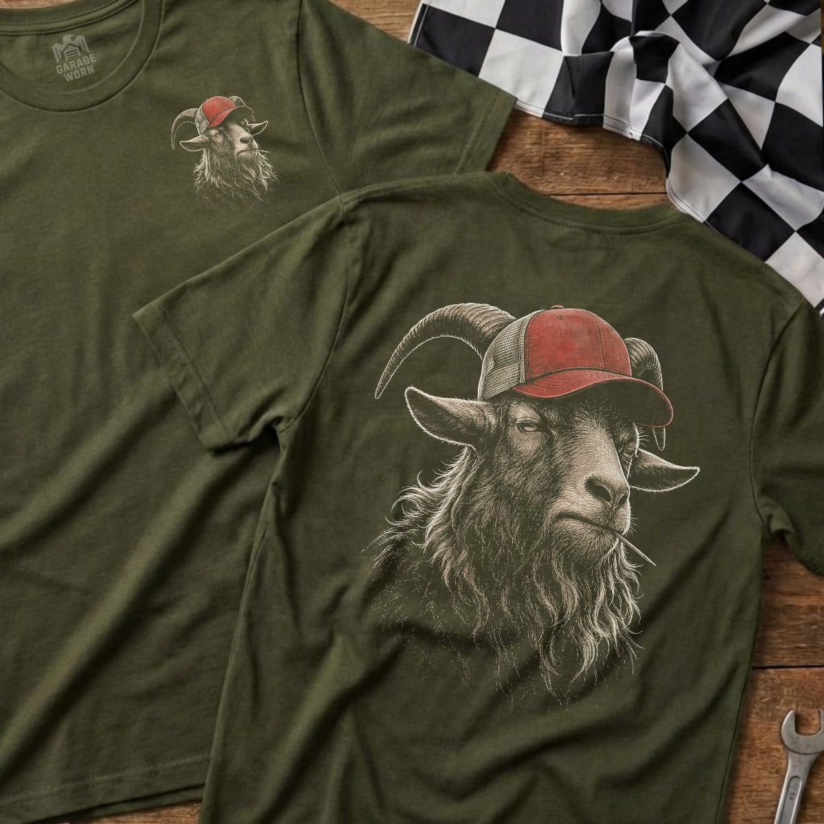 Military Green | Front & Back
