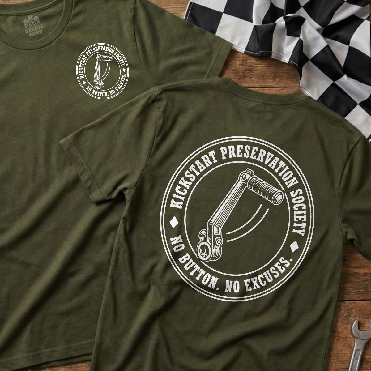 Military Green | Front & Back