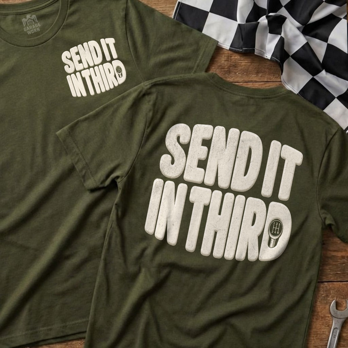 Military Green | Front & Back