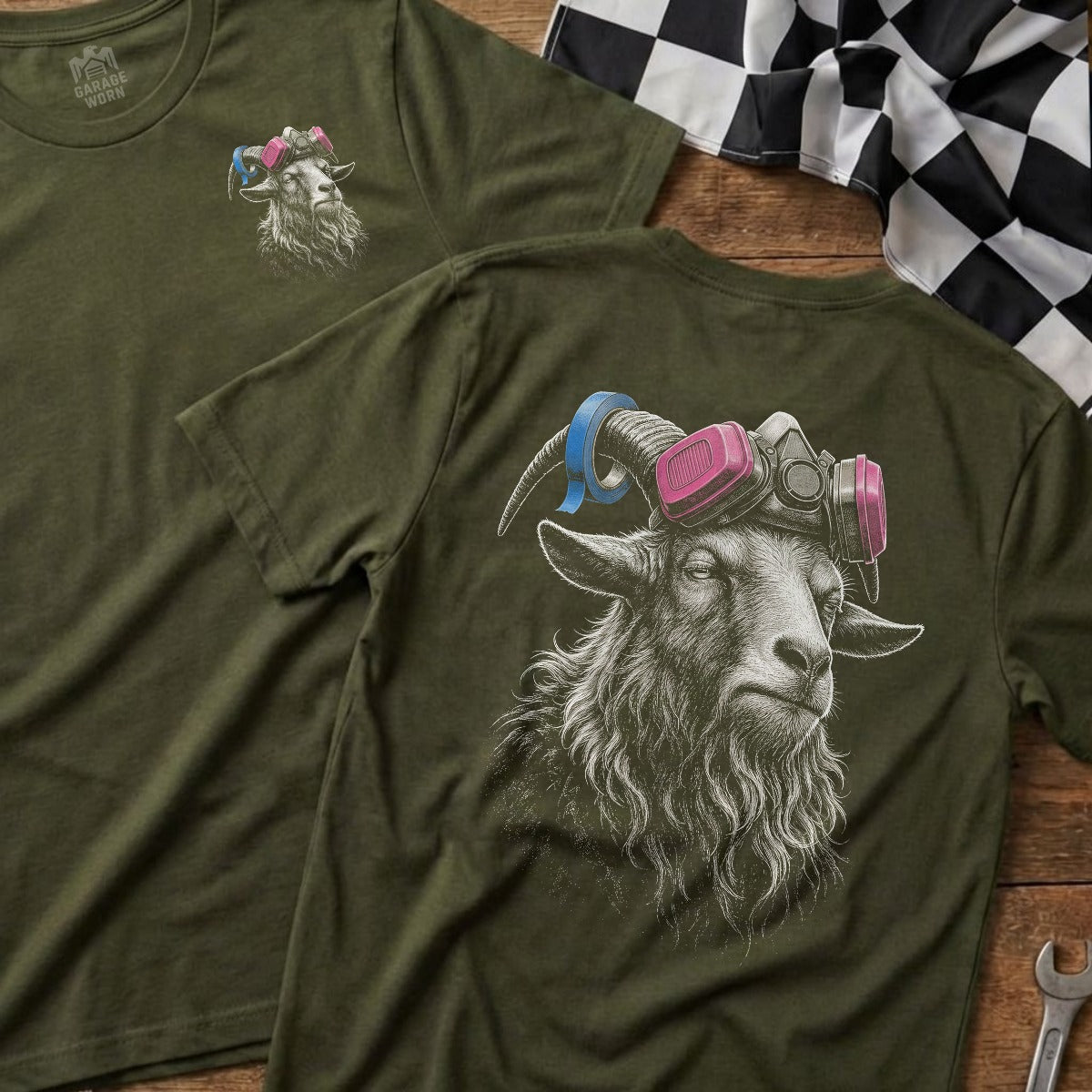 Military Green | Front & Back