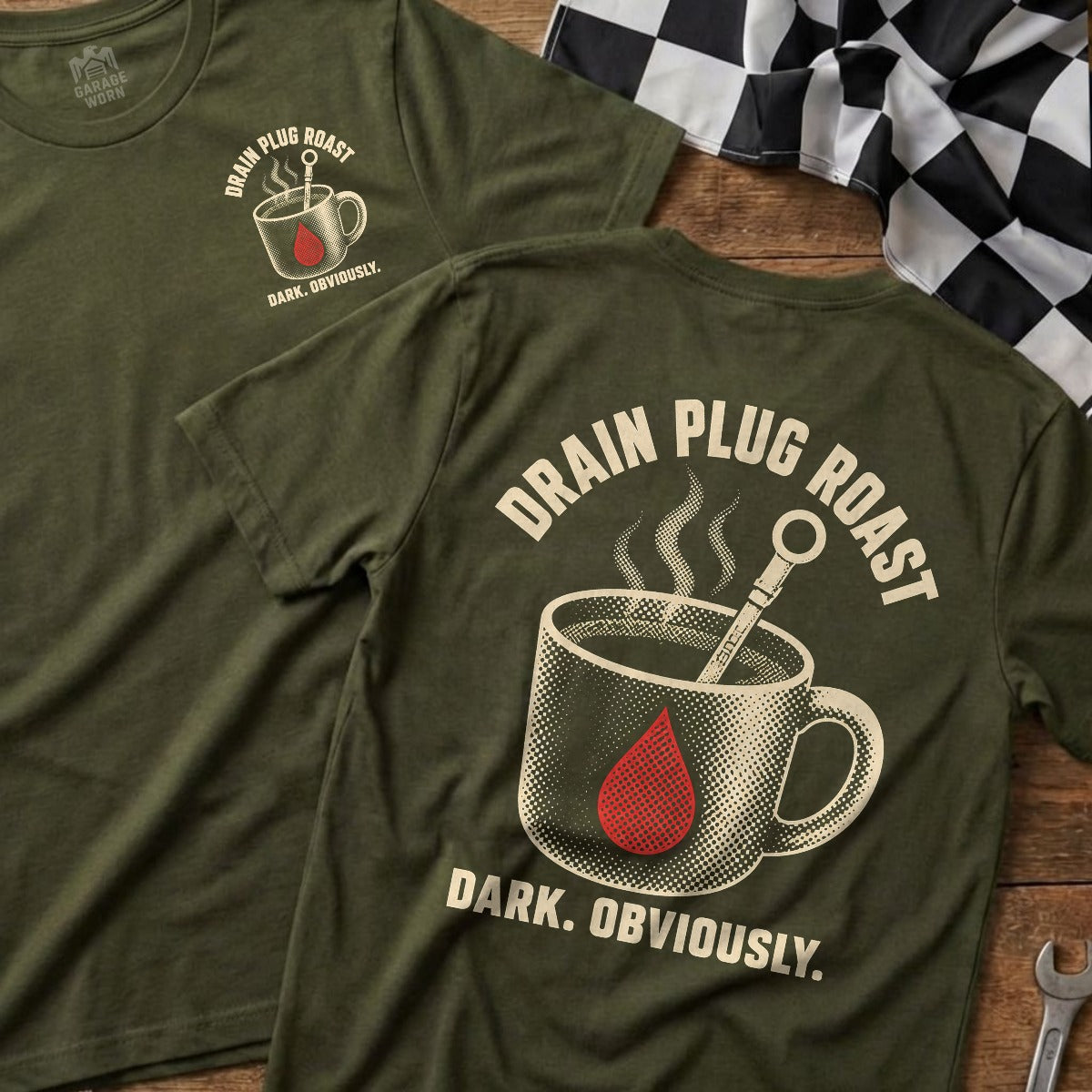 Military Green | Front & Back