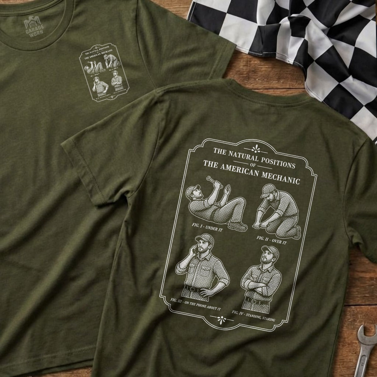 Military Green | Front & Back