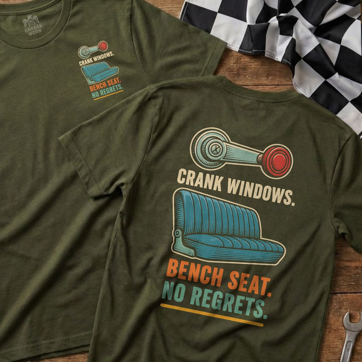 Military Green | Front & Back