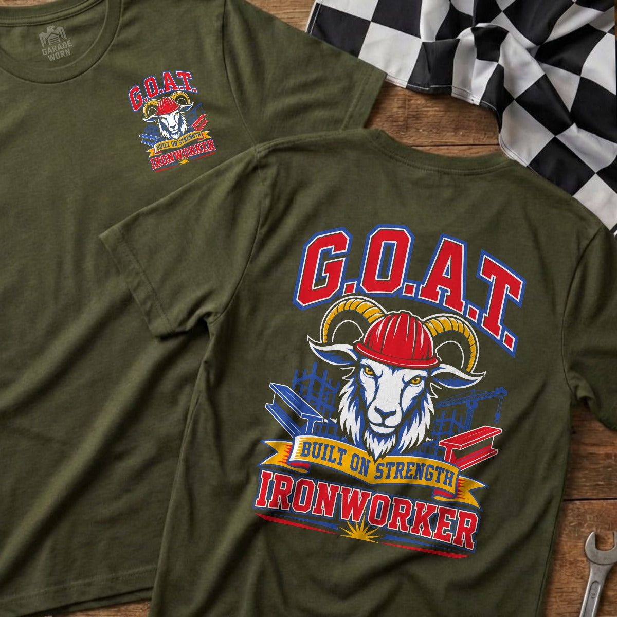 Military Green | Front & Back