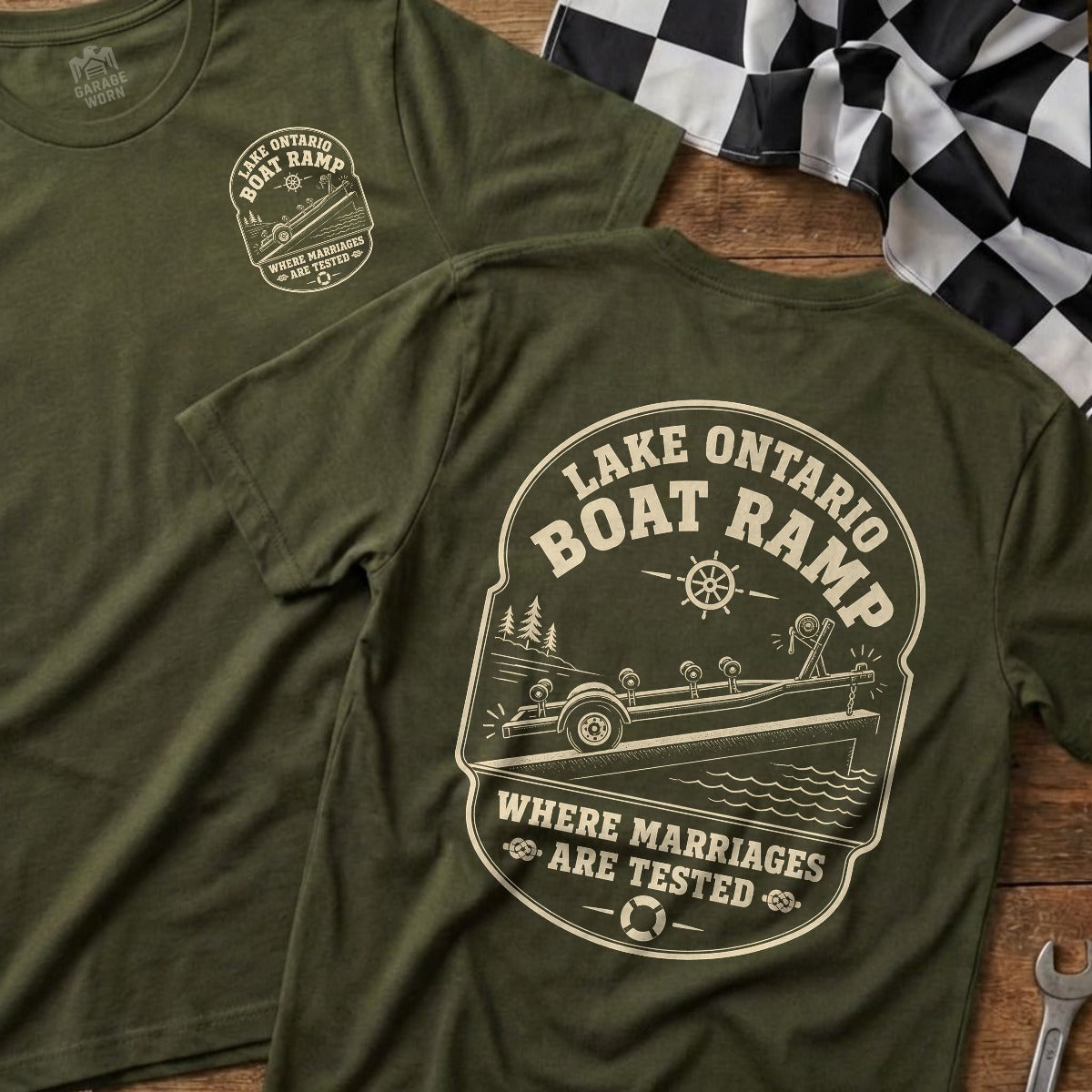 Military Green | Front & Back