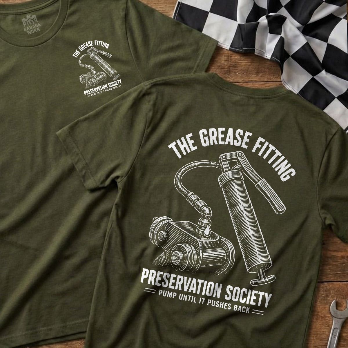 Military Green | Front & Back