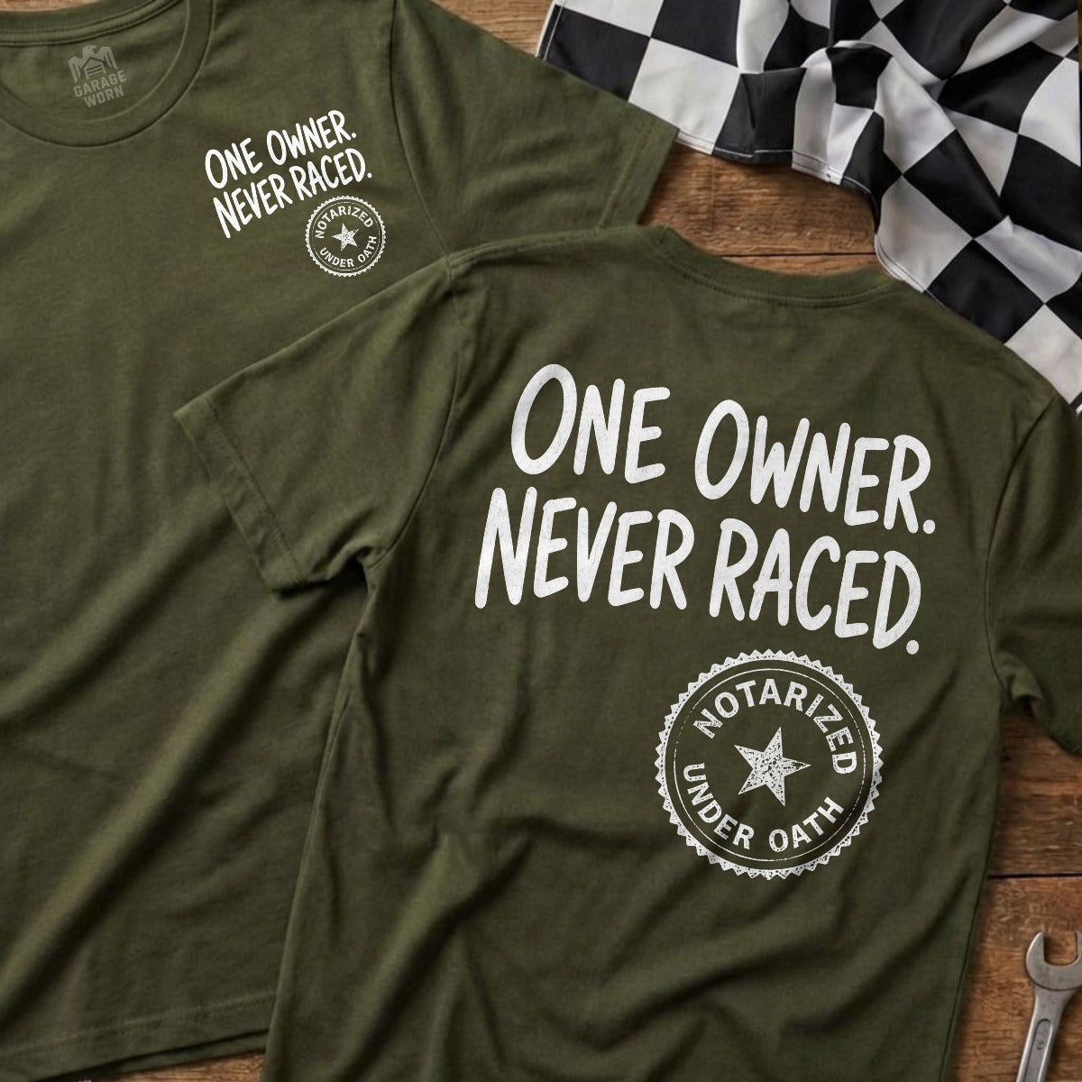 Military Green | Front & Back