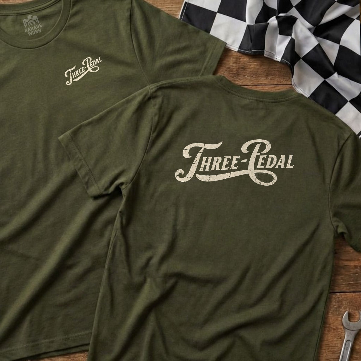 Military Green | Left Chest + Back