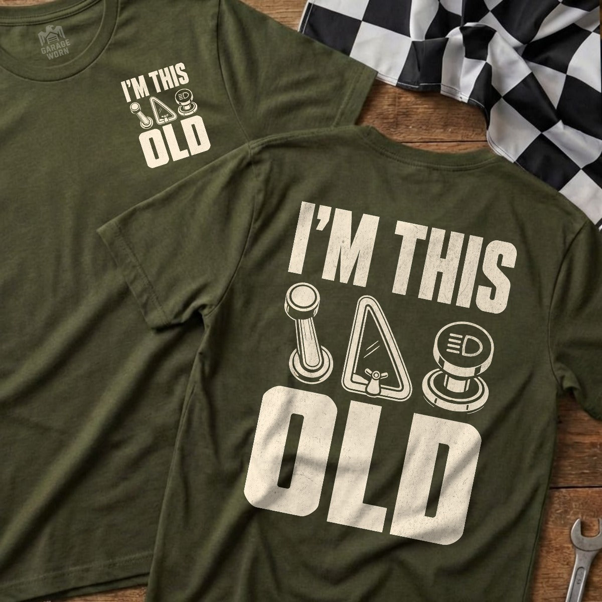 Military Green | Front & Back