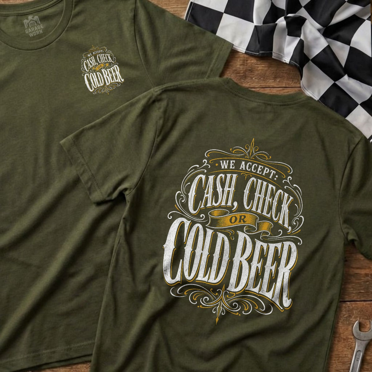 Military Green | Front & Back