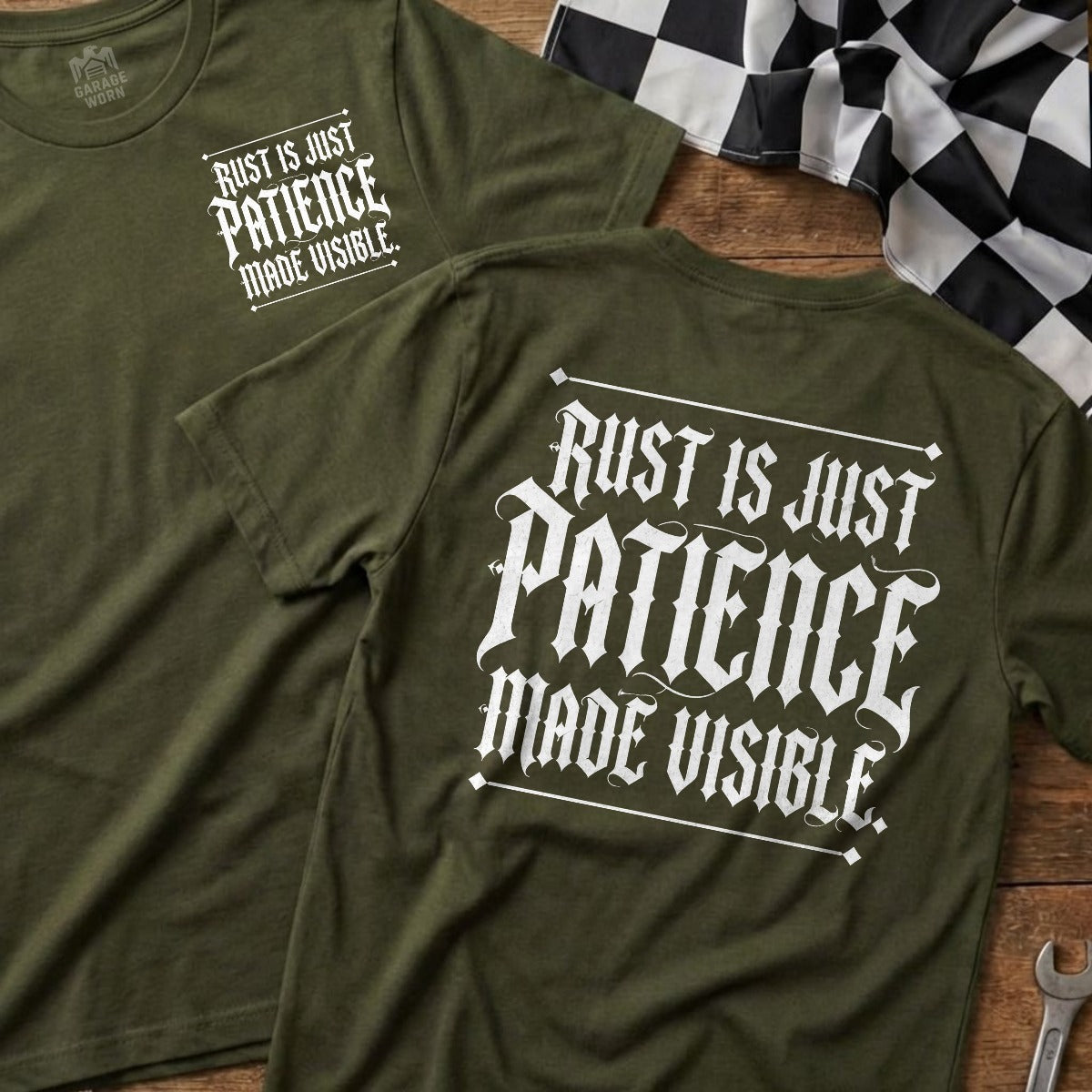 Military Green | Front & Back