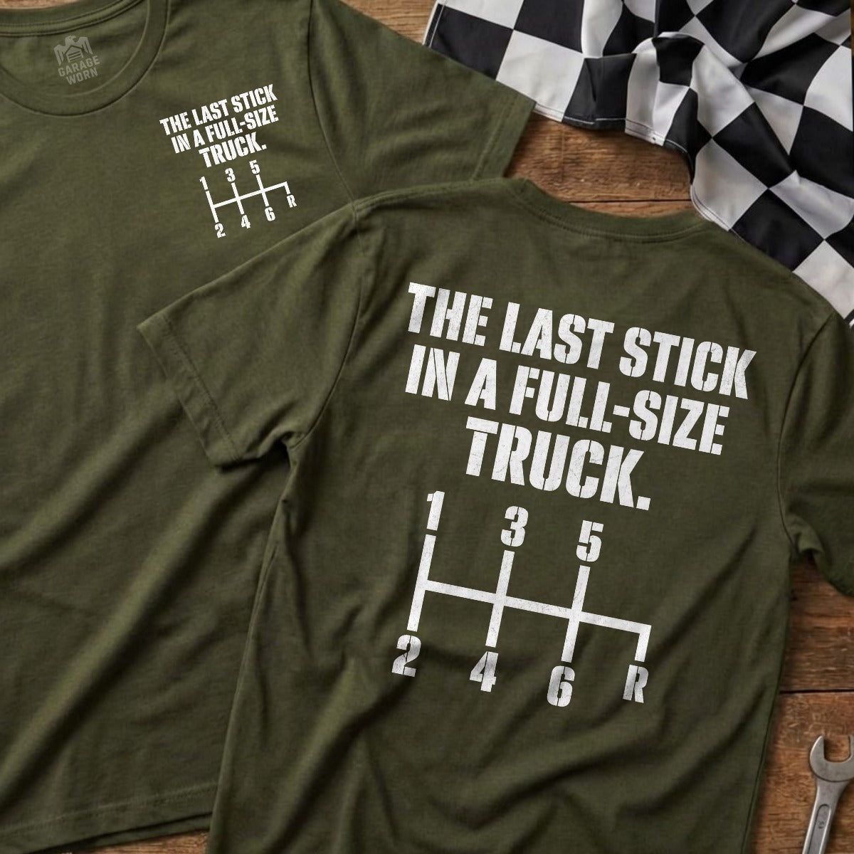 Military Green | Front & Back