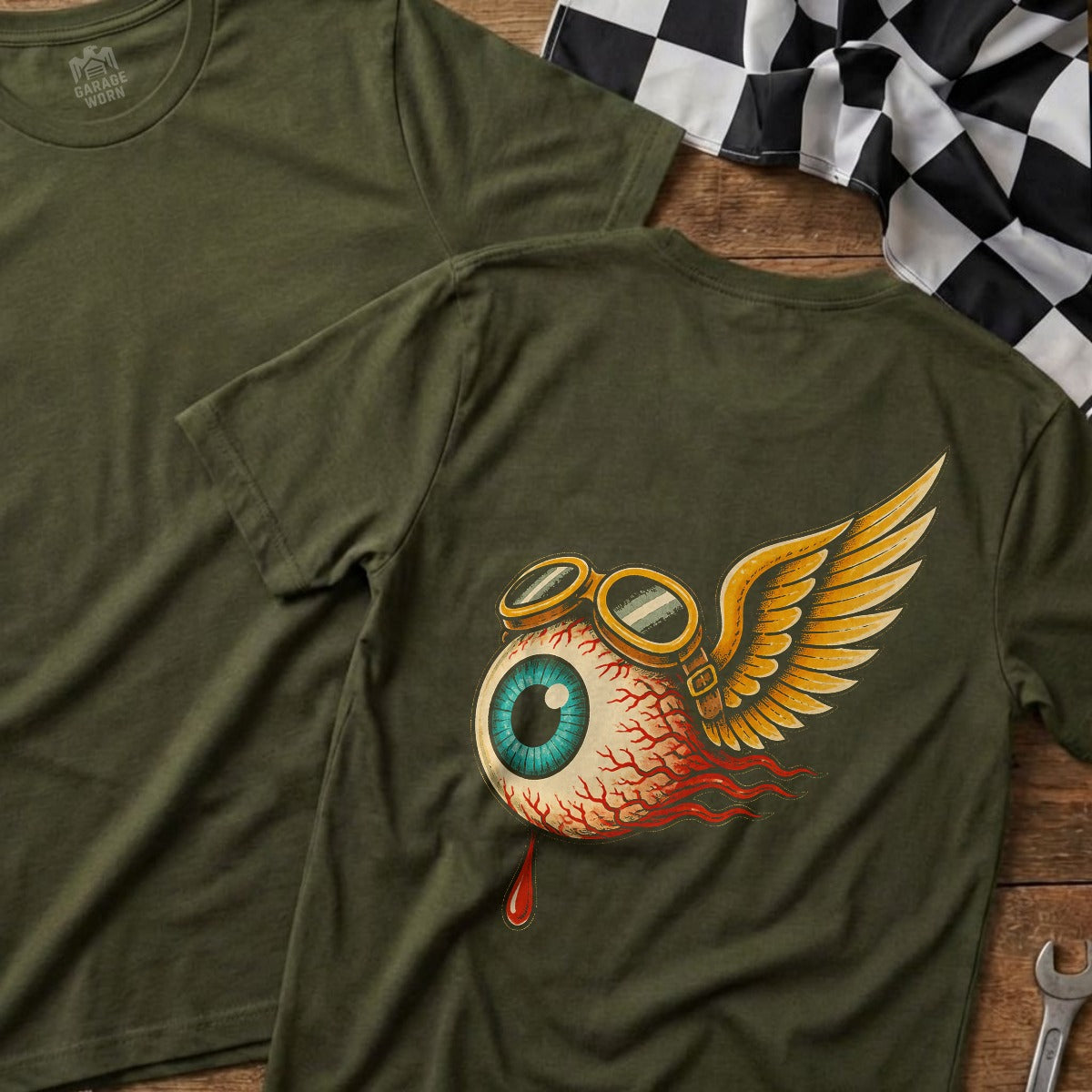 Military Green | Full Back