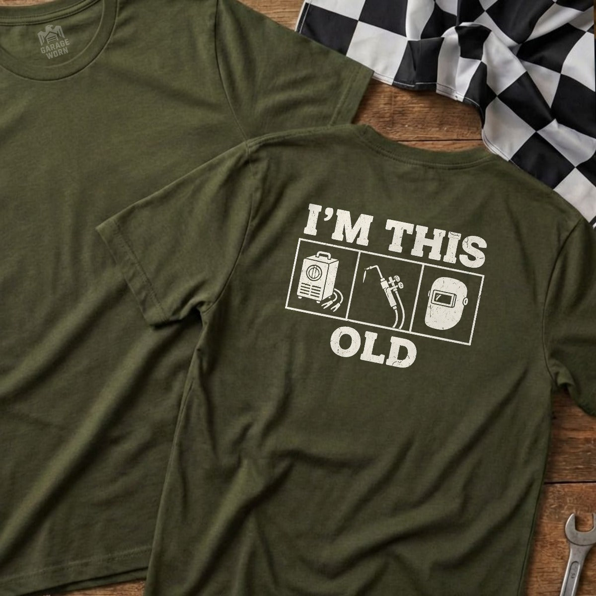 Military Green | Full Back