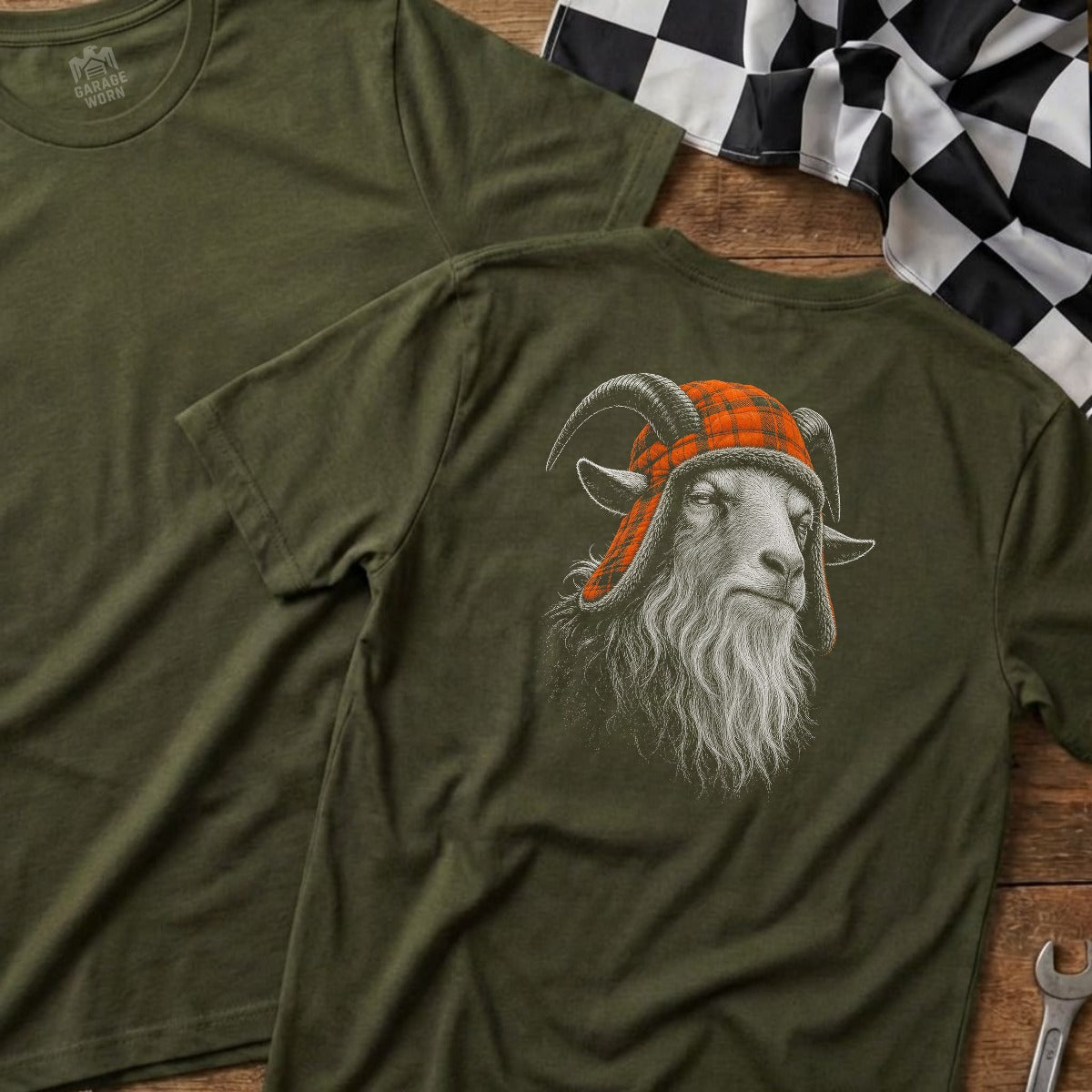 Military Green | Full Back