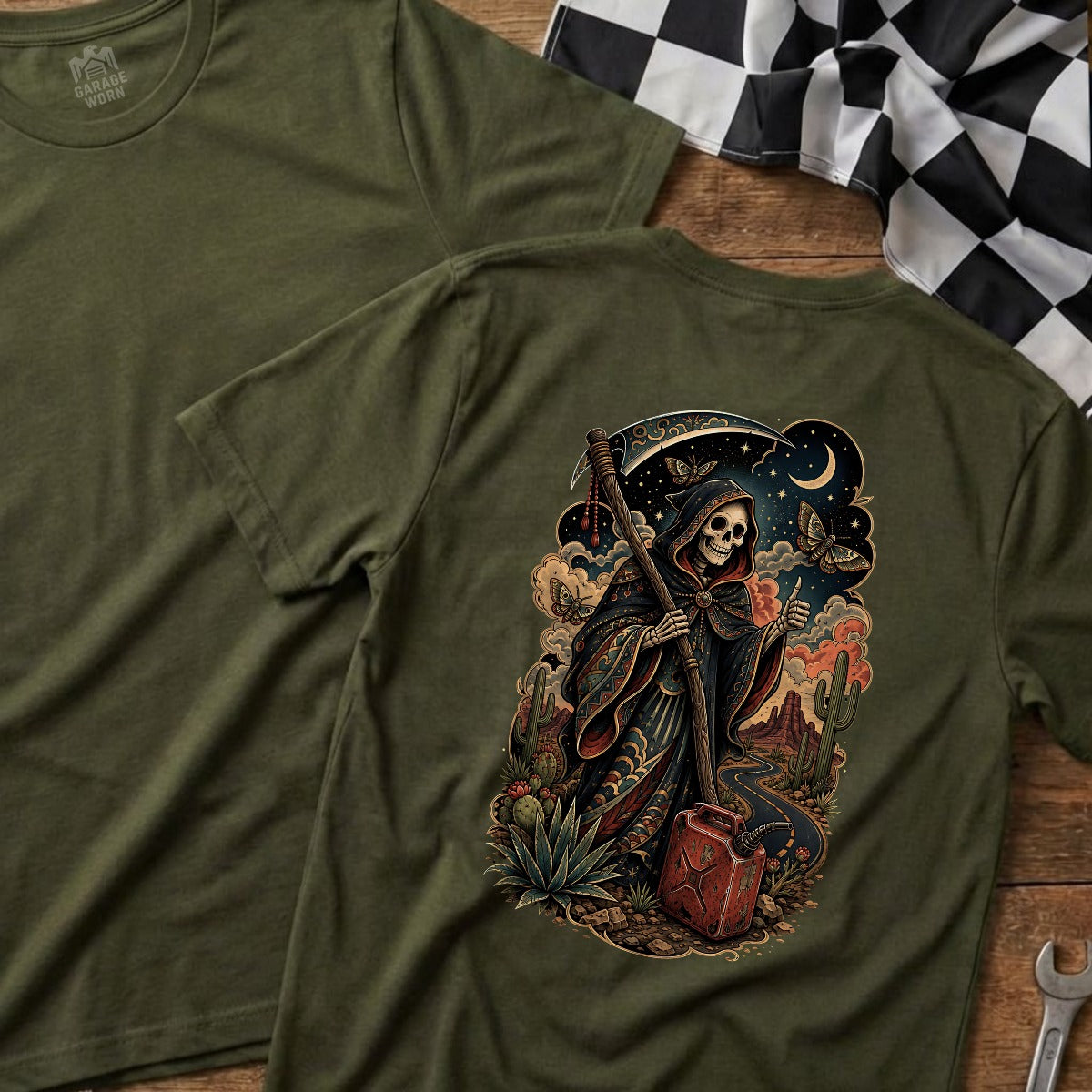 Military Green | Full Back