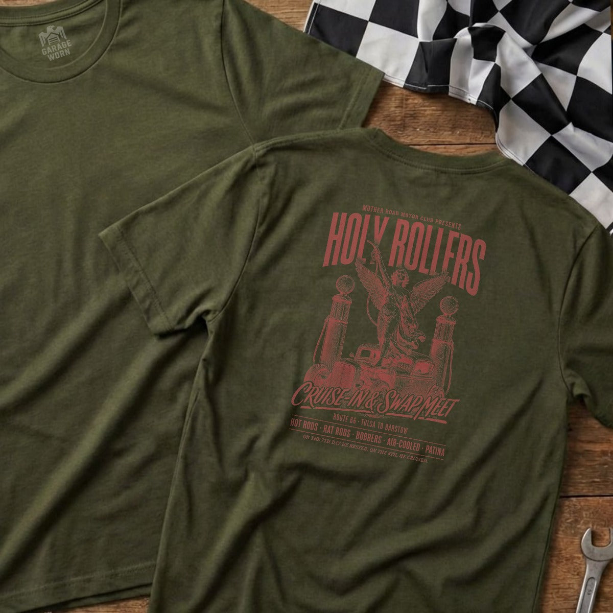 Military Green | Full Back