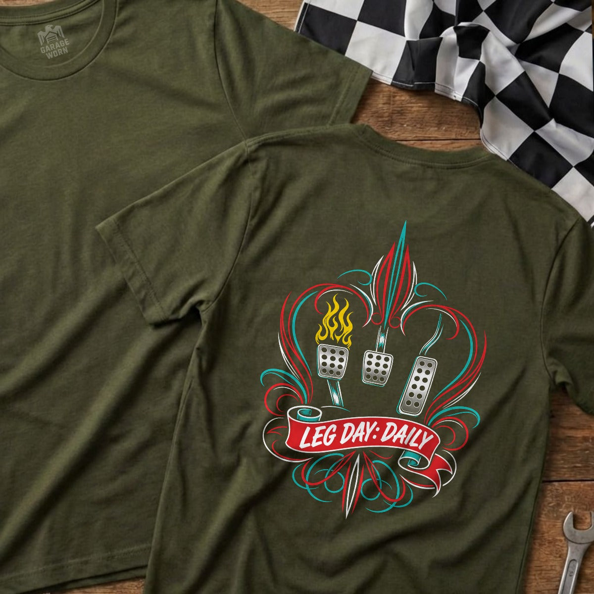 Military Green | Full Back
