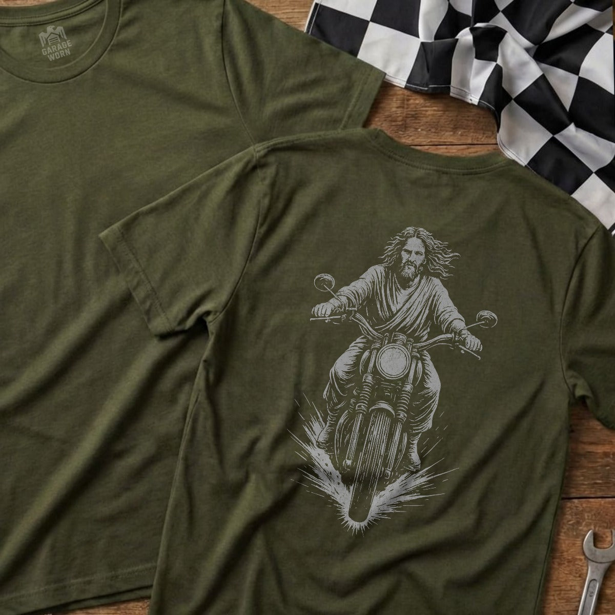 Military Green | Full Back