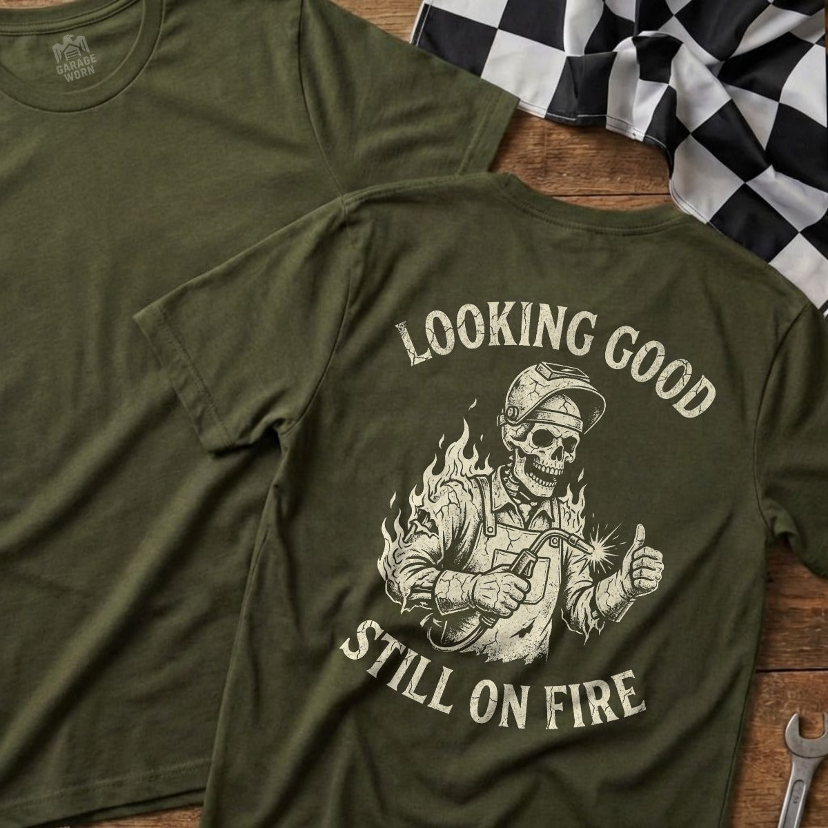 Military Green | Full Back