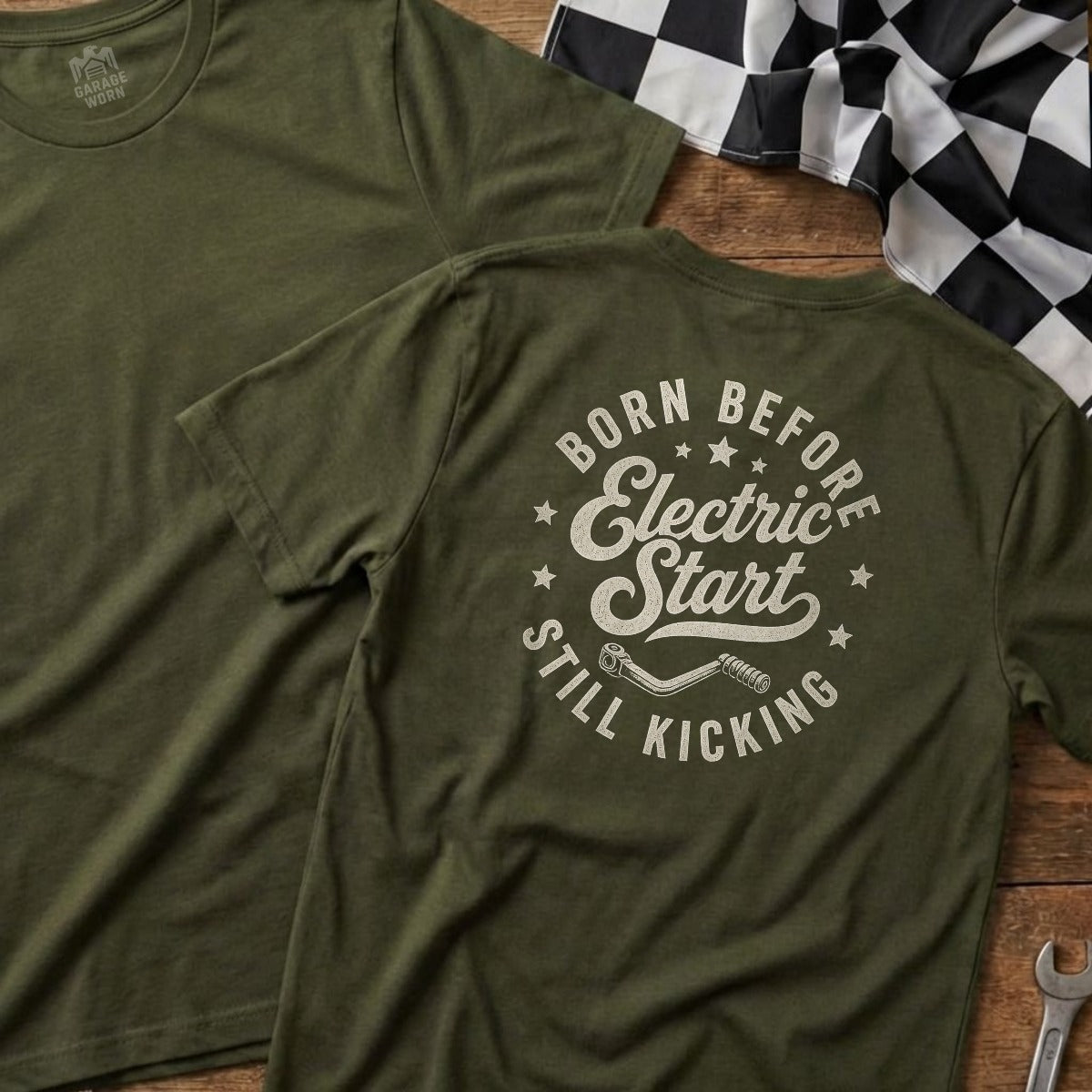Military Green | Full Back