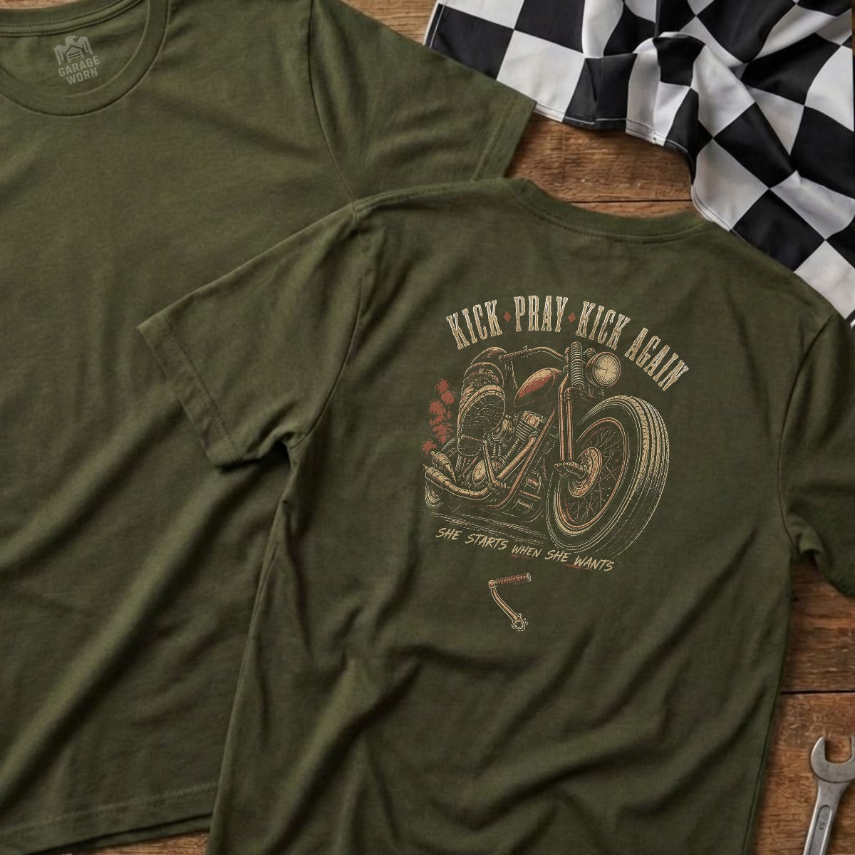 Military Green | Full Back