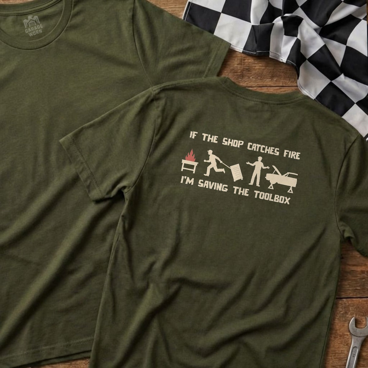 Military Green | Full Back