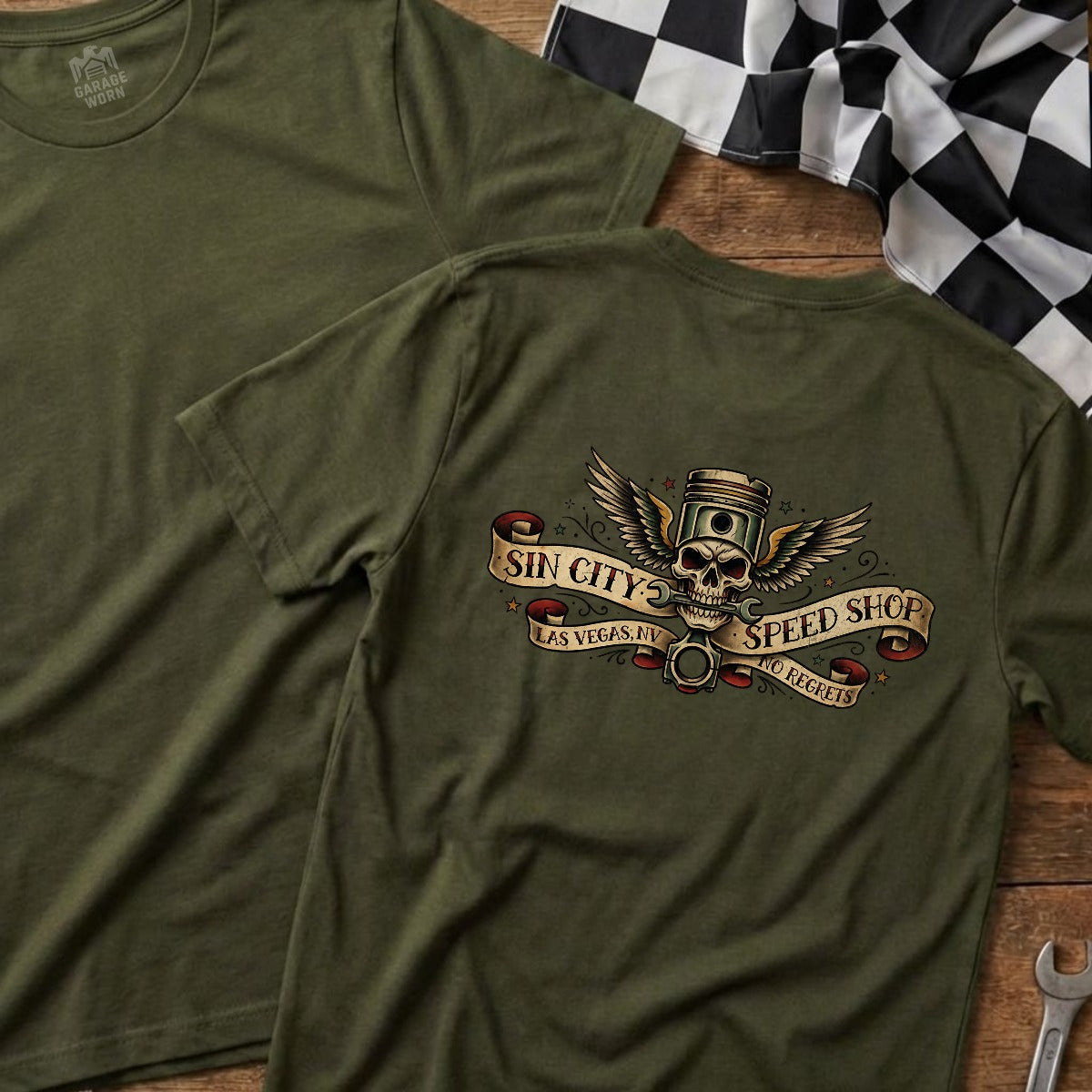 Military Green | Full Back