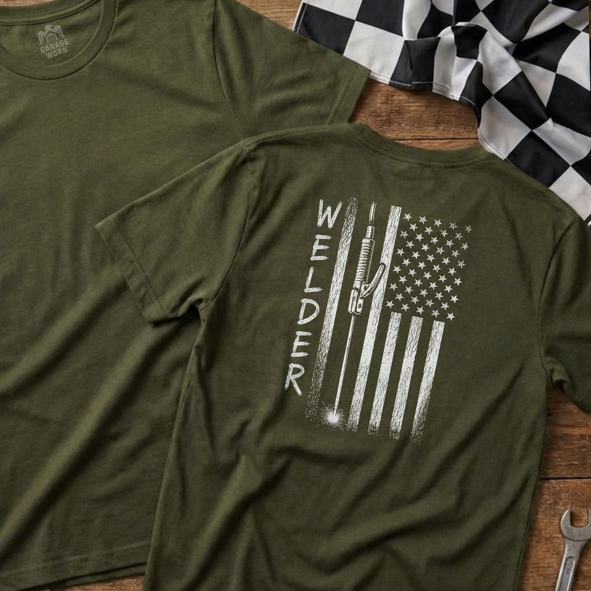 Military Green | Full Back
