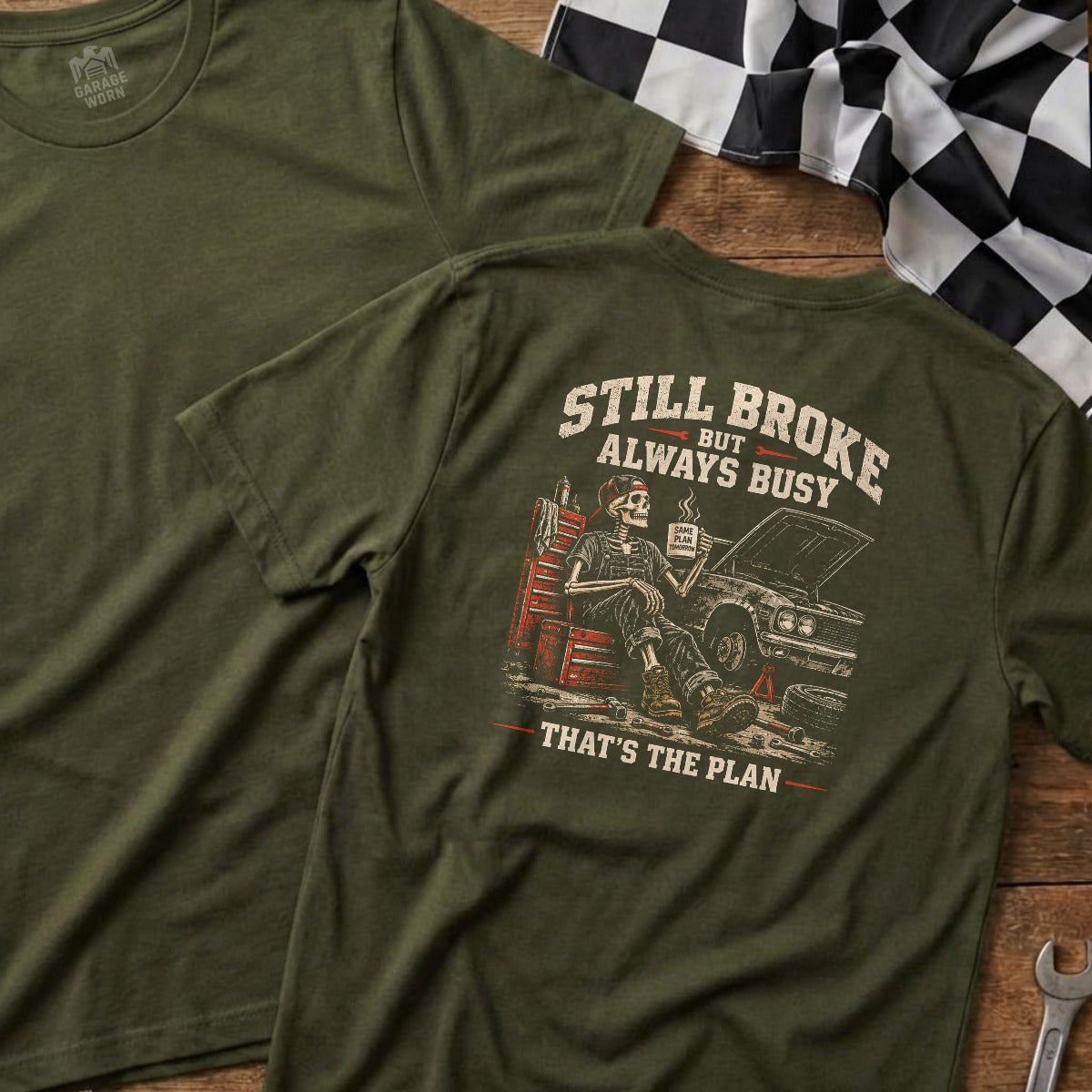 Military Green | Full Back
