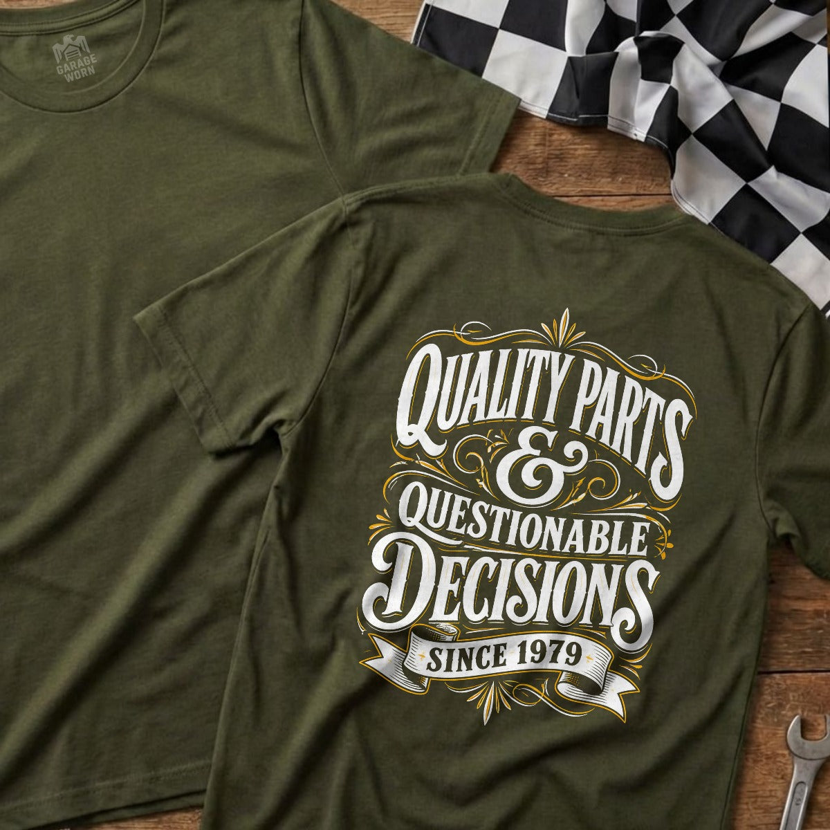 Military Green | Full Back