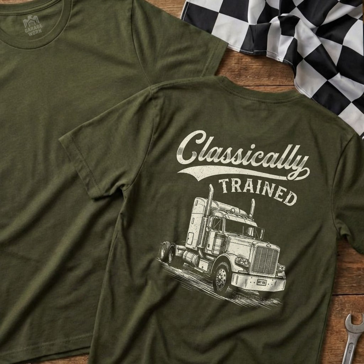 Military Green | Full Back