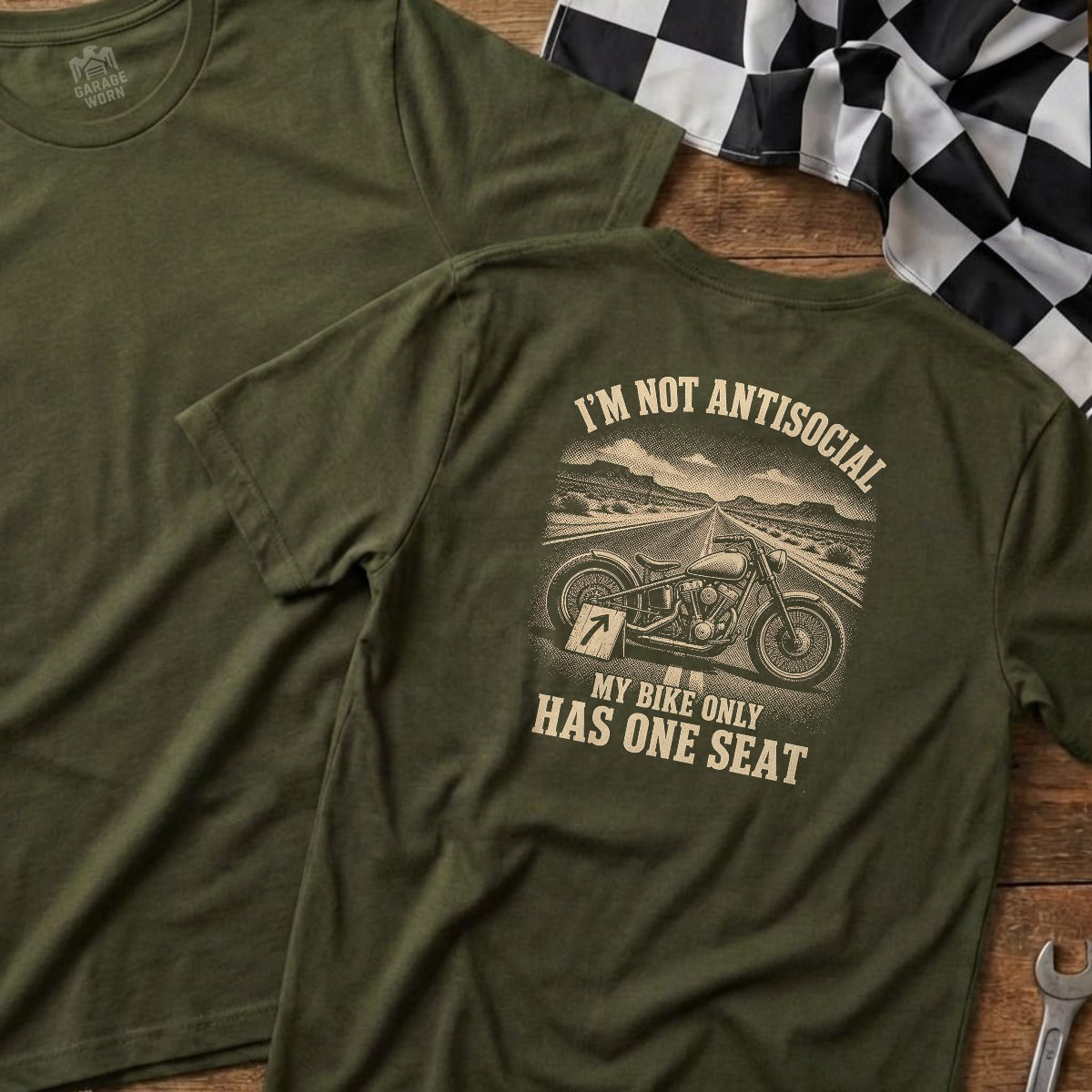 Military Green | Full Back