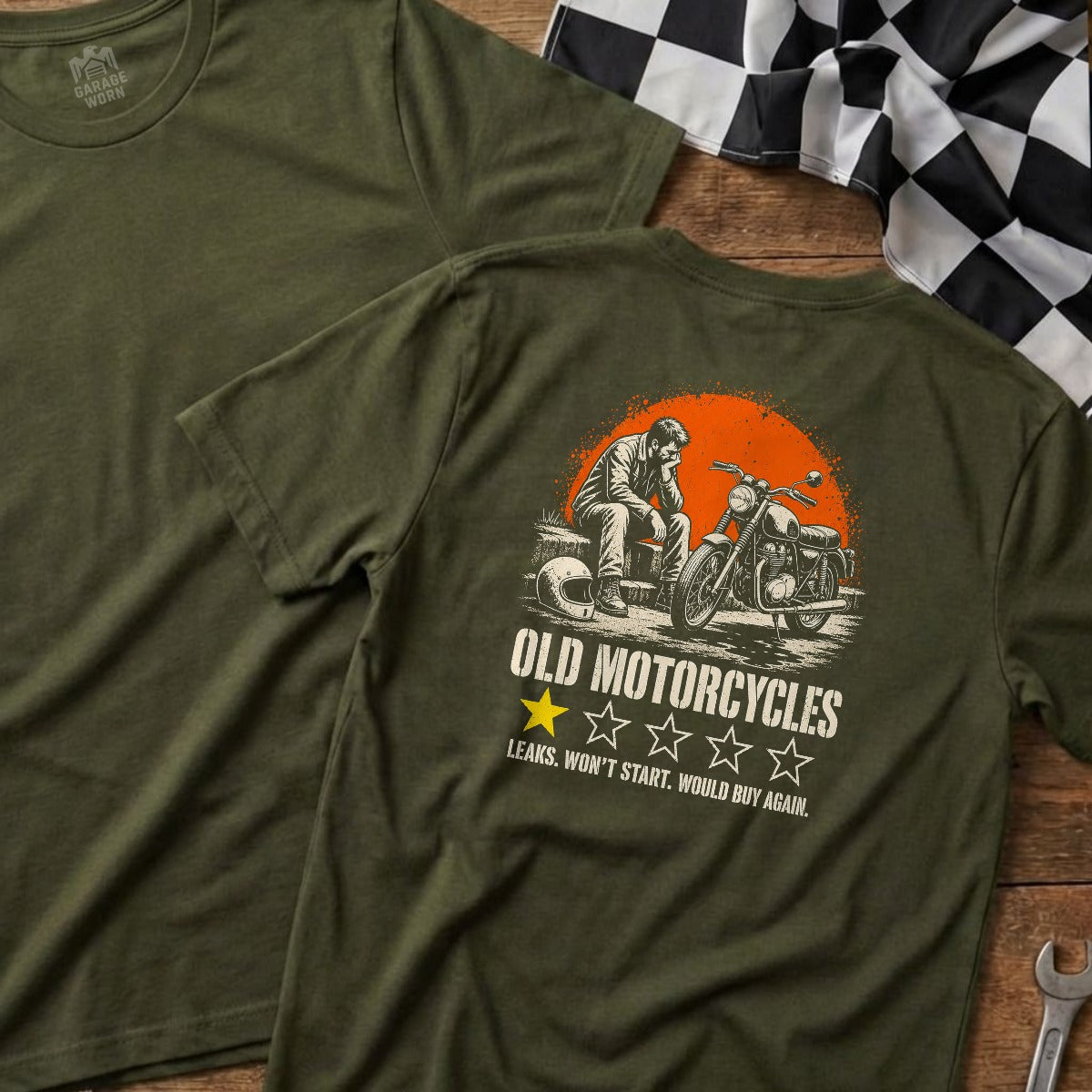 Military Green | Full Back