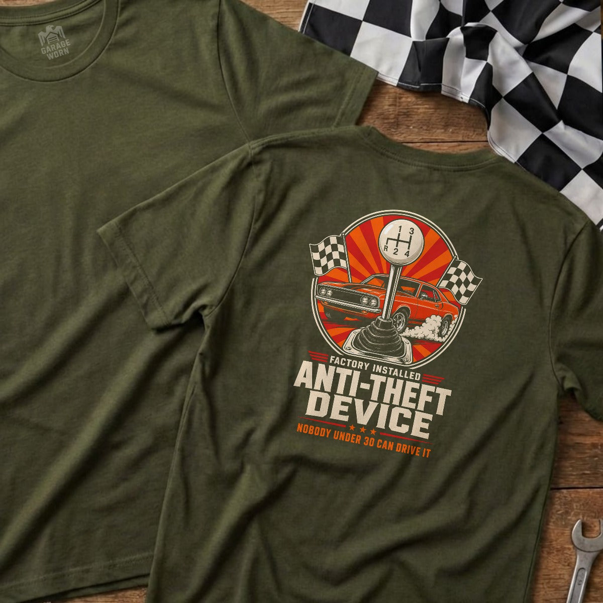 Military Green | Full Back