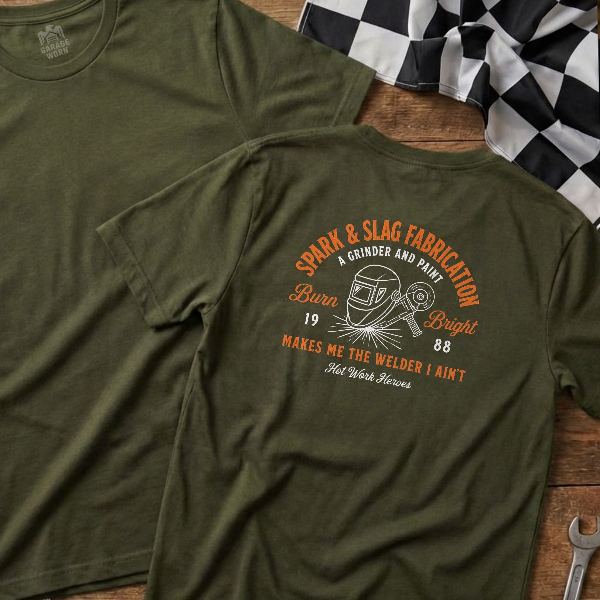 Military Green | Full Back