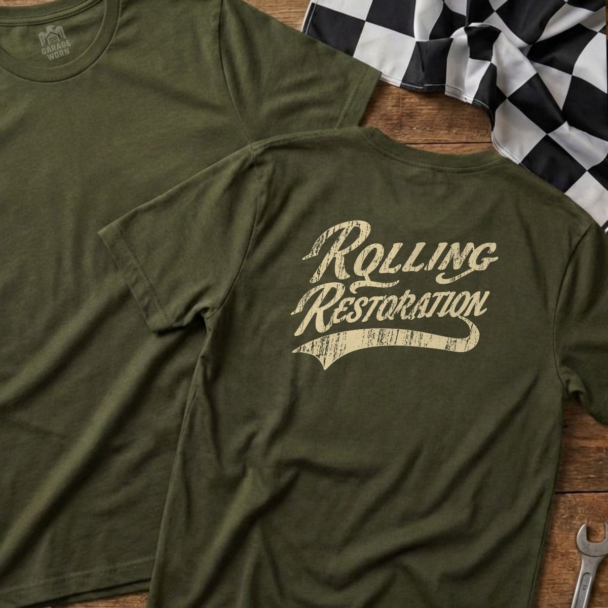 Military Green | Full Back
