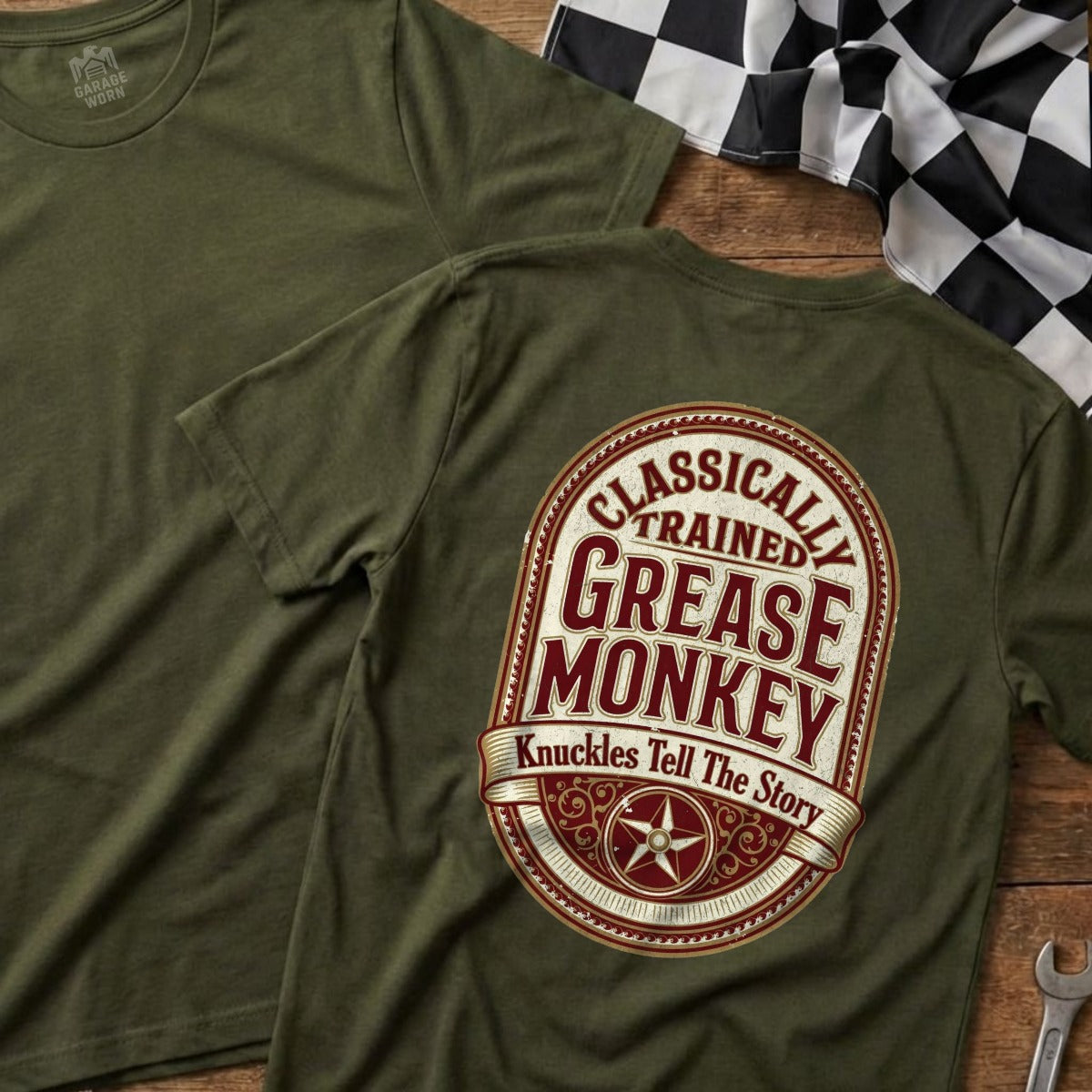 Military Green | Full Back