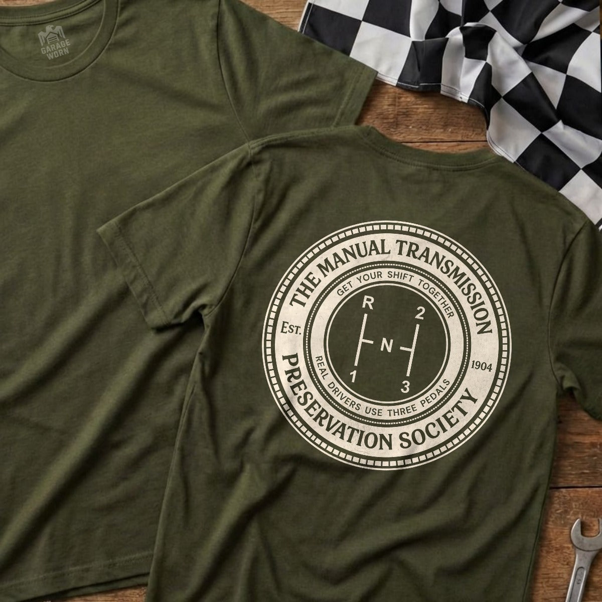 Military Green | Full Back