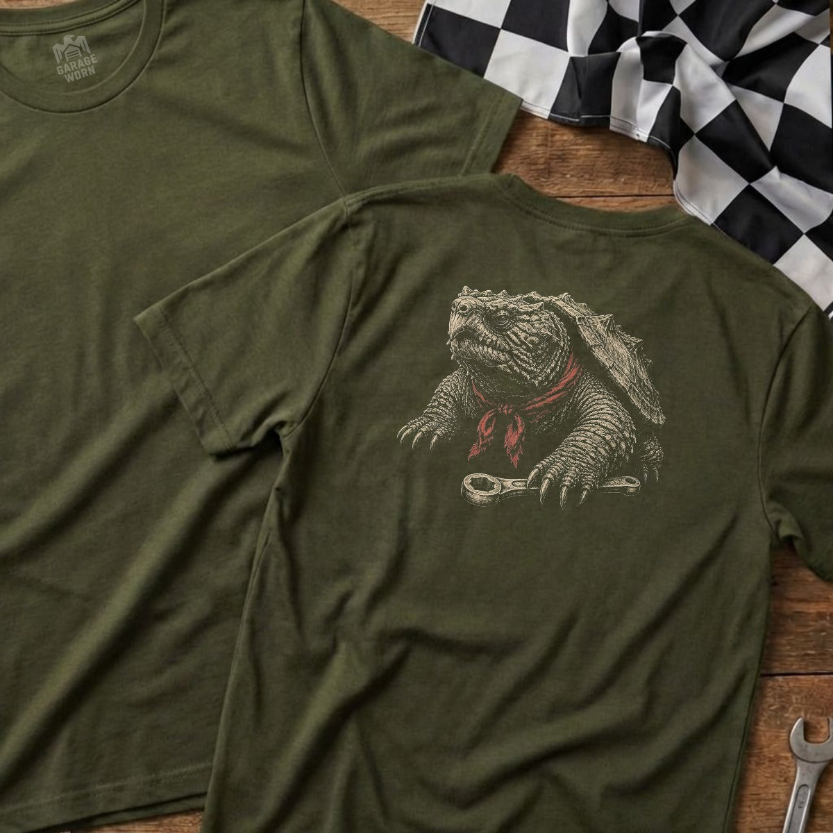 Military Green | Full Back