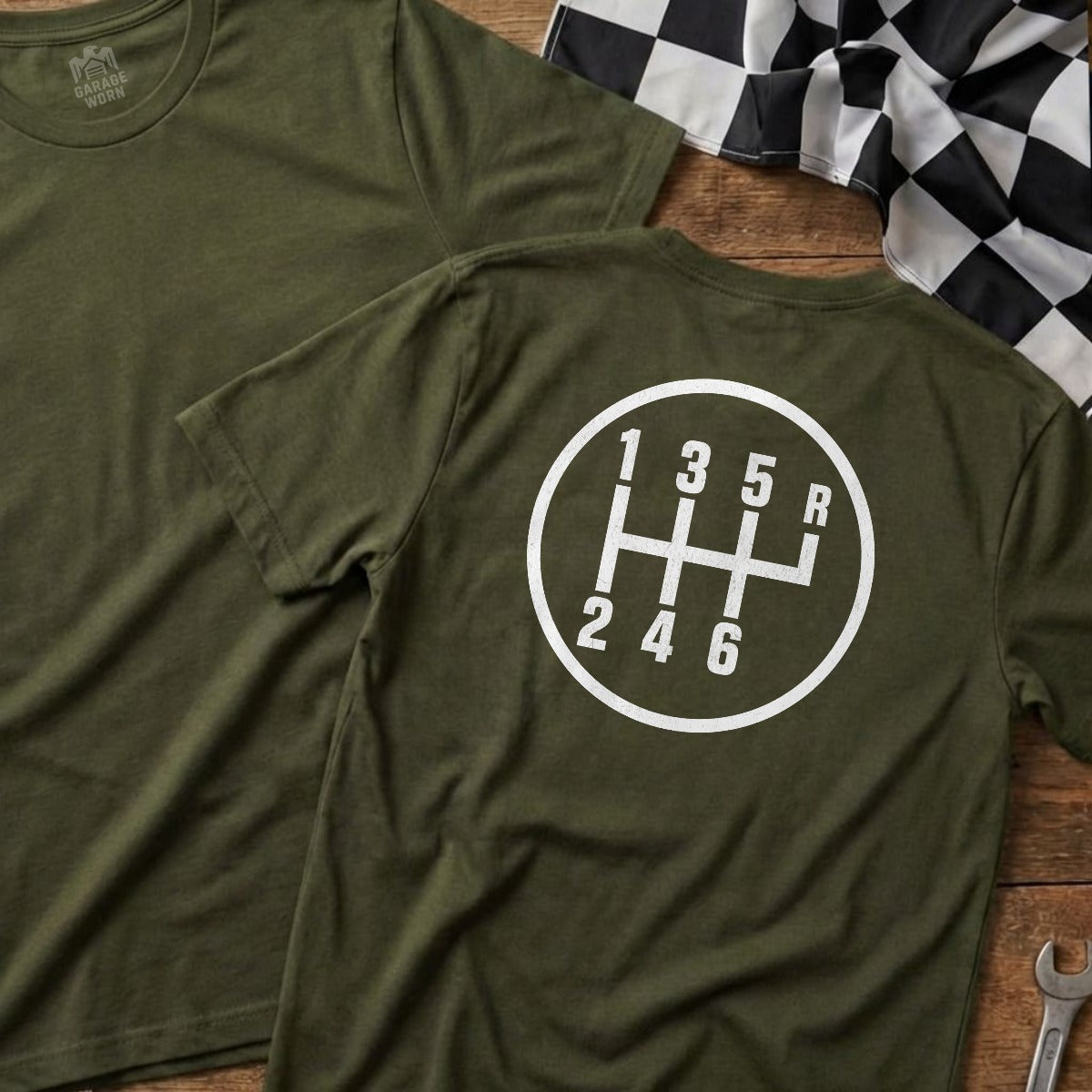 Military Green | Full Back