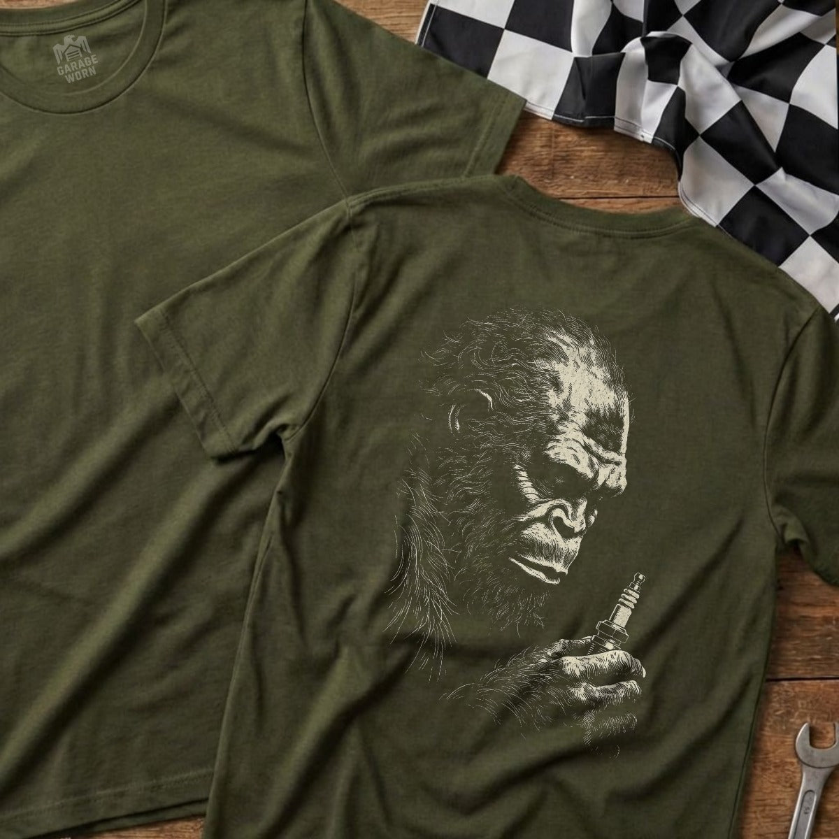 Military Green | Full Back