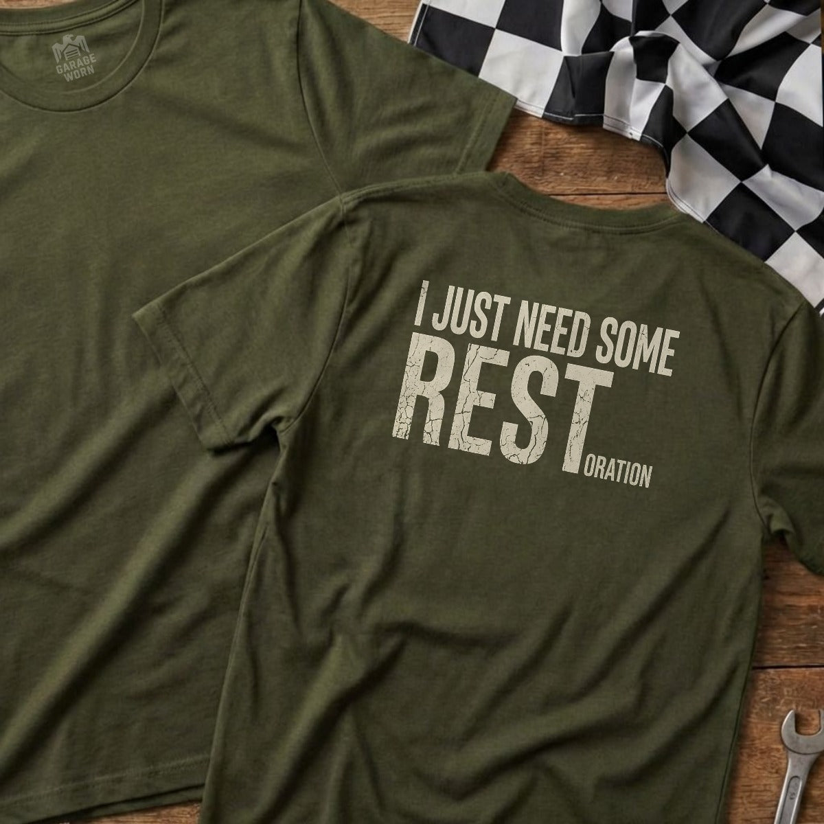 Military Green | Full Back