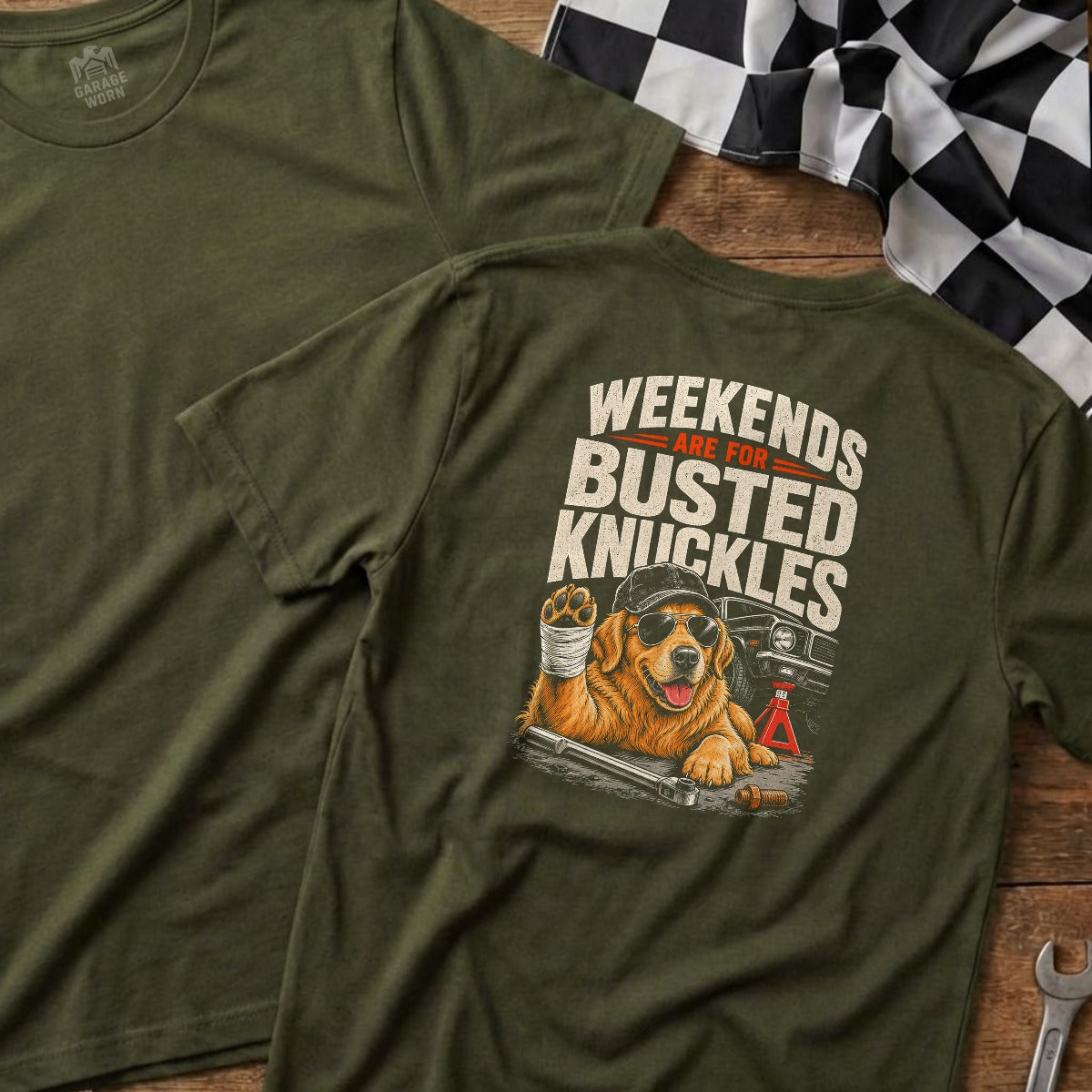 Military Green | Full Back