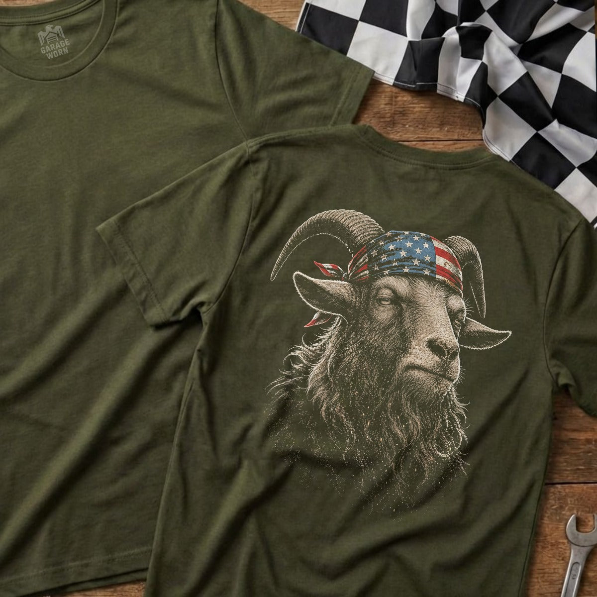 Military Green | Full Back